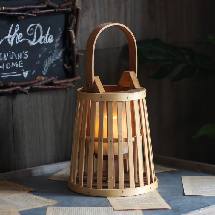 Handcrafted wooden lantern Stornfield