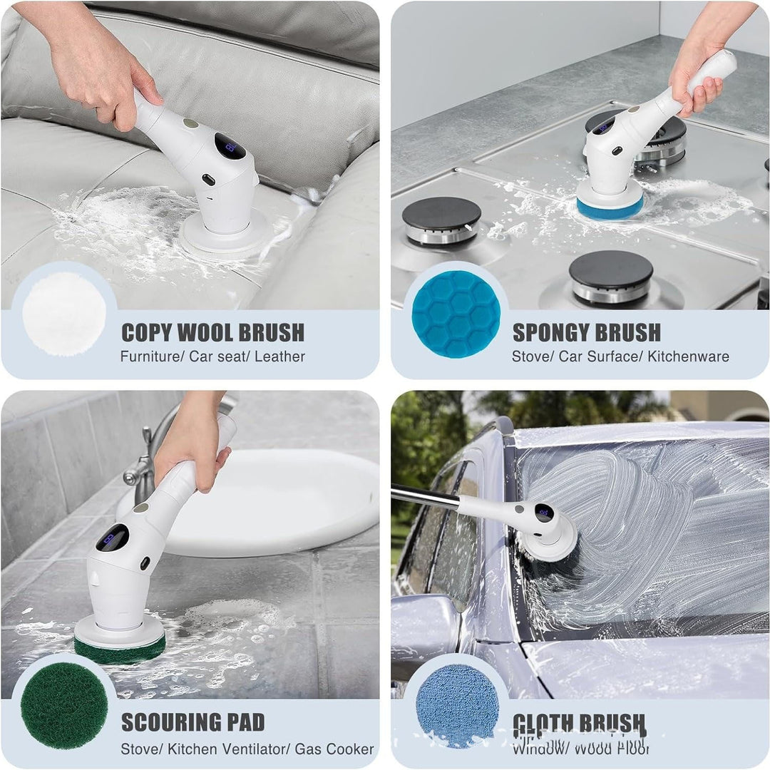 8-in-1 electric cleaning brush | Stornfield