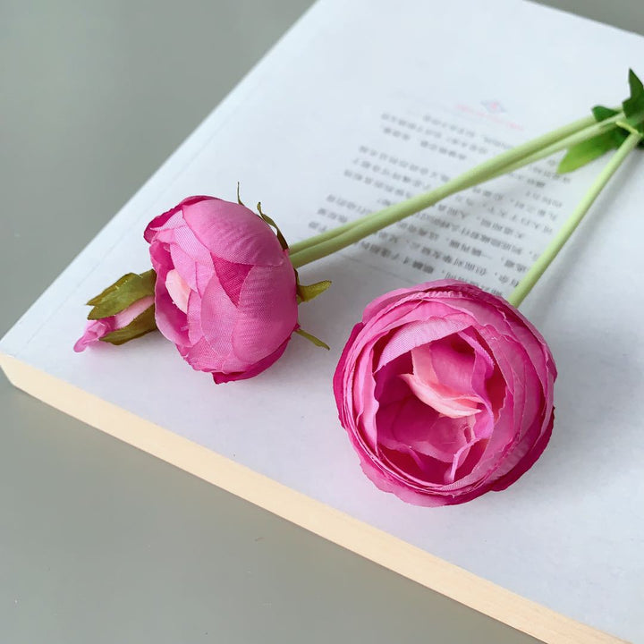 Realistic Peony Flower Stem