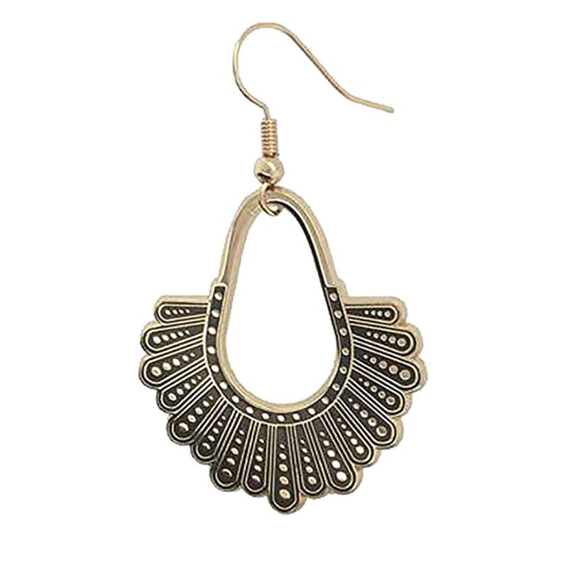 Bohemian Feather-Inspired Dangle Earrings Stornfield