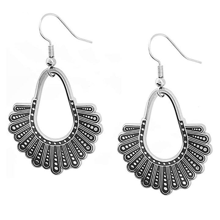 Bohemian Feather-Inspired Dangle Earrings Stornfield