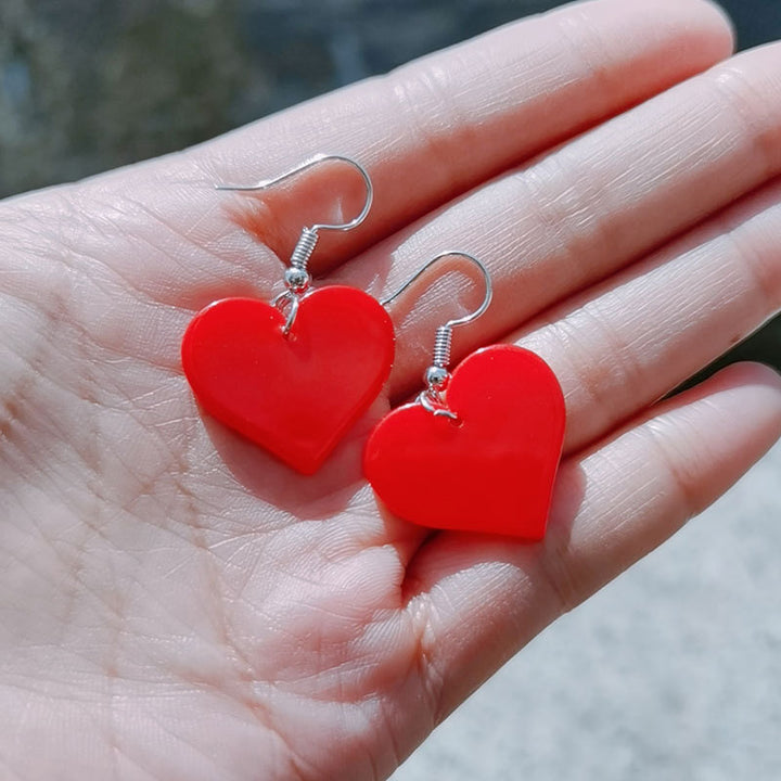Charming Heart-Shaped Dangle Earrings Stornfield