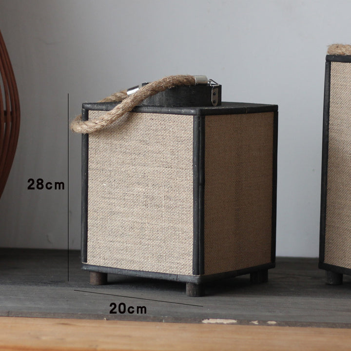 Modern storage basket made of fabric Stornfield