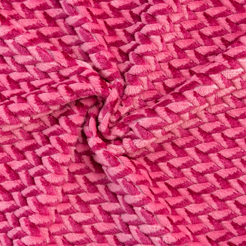 Women's cuddly blanket with elegant cable pattern Stornfield