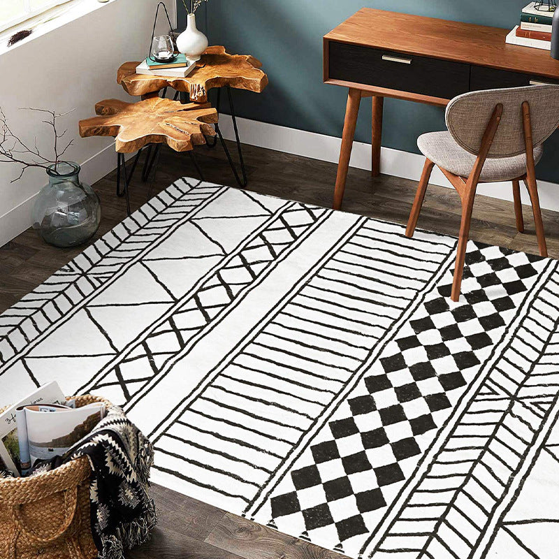 Modern Geometric Pattern Area Rug Stornfield
