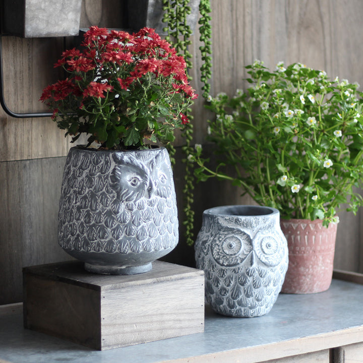 Decorative Owl Ceramic Pot Stornfield