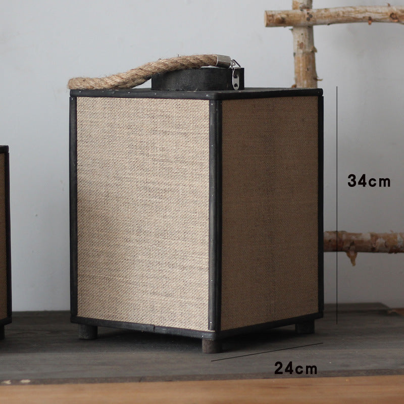 Modern storage basket made of fabric Stornfield