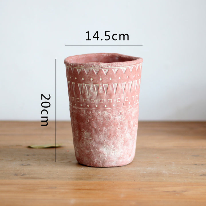 Elegant decorative pot made of high-quality concrete Stornfield