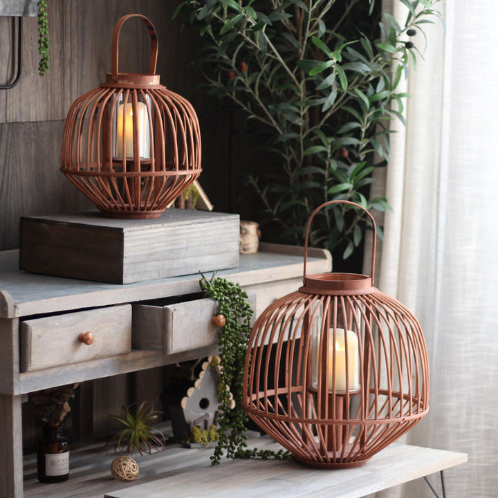 Decorative wooden lantern Stornfield