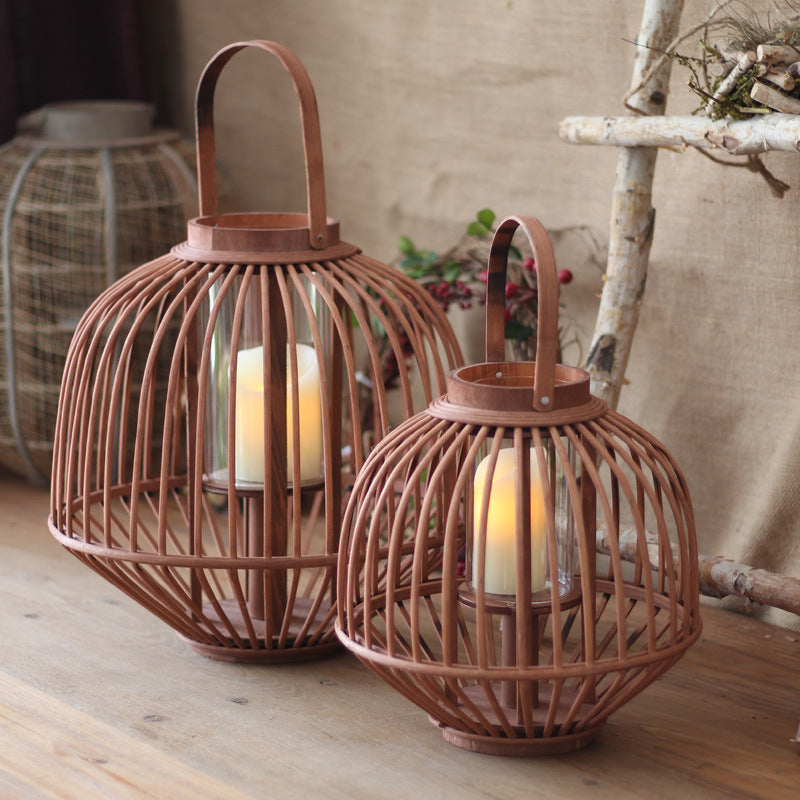 Decorative wooden lantern Stornfield