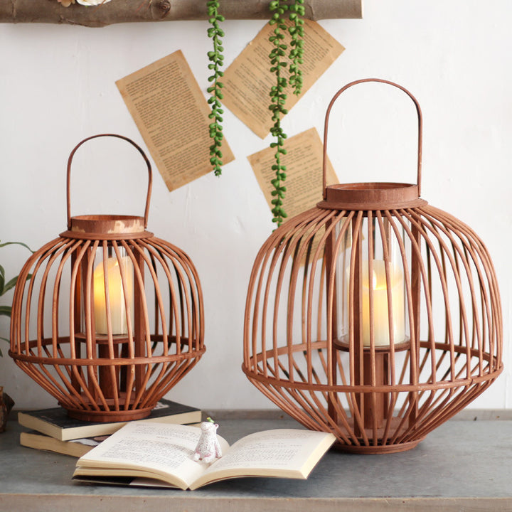 Decorative wooden lantern Stornfield