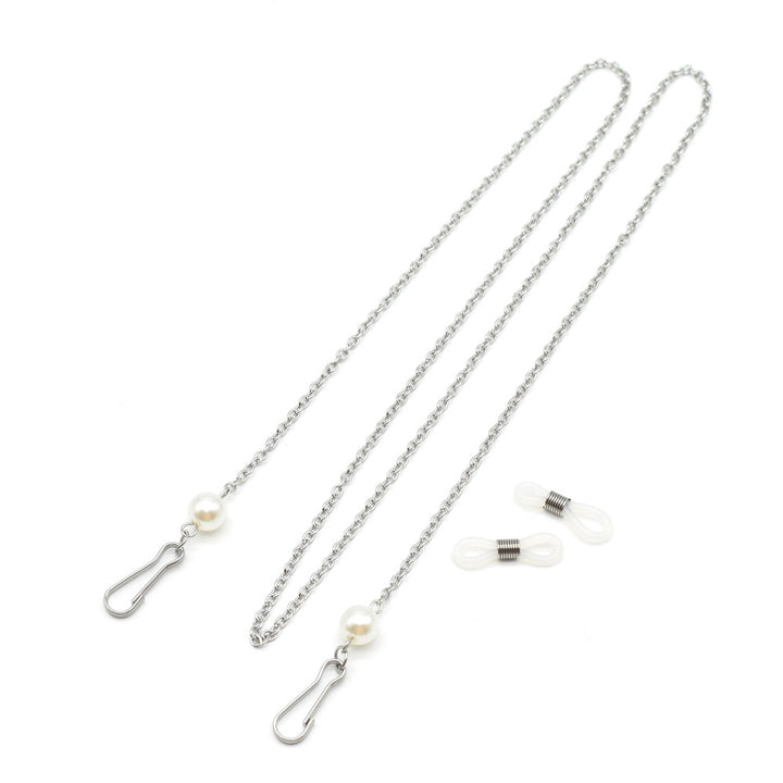 Elegant Pearl-Embellished Eyewear Chain Stornfield