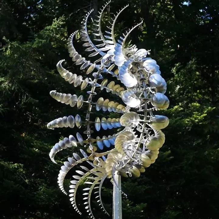 Stornfield | une éolienne cinétique unique en métal