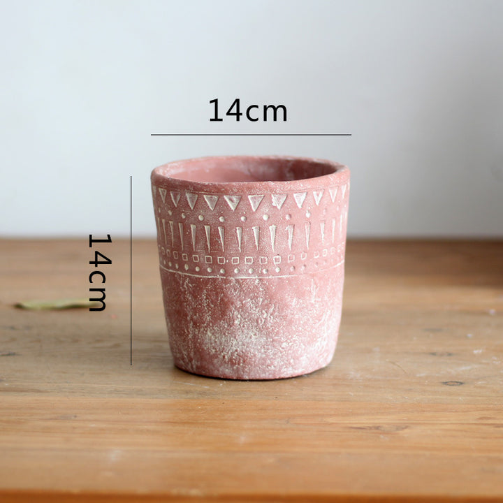 Elegant decorative pot made of high-quality concrete Stornfield