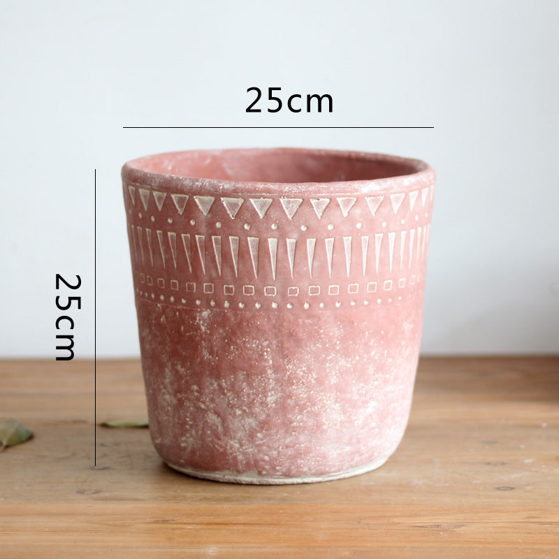 Elegant decorative pot made of high-quality concrete Stornfield