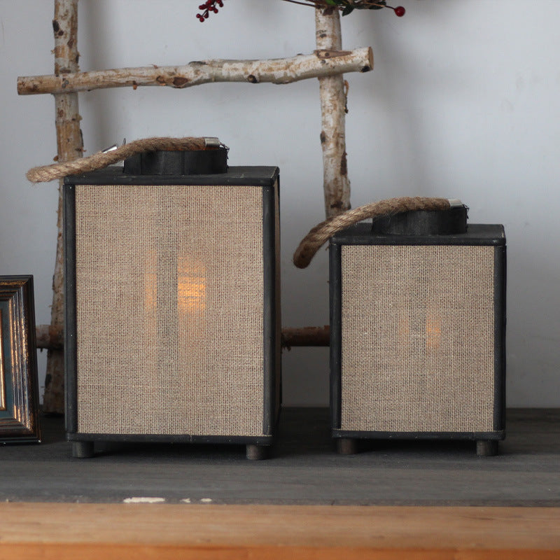 Modern storage basket made of fabric Stornfield