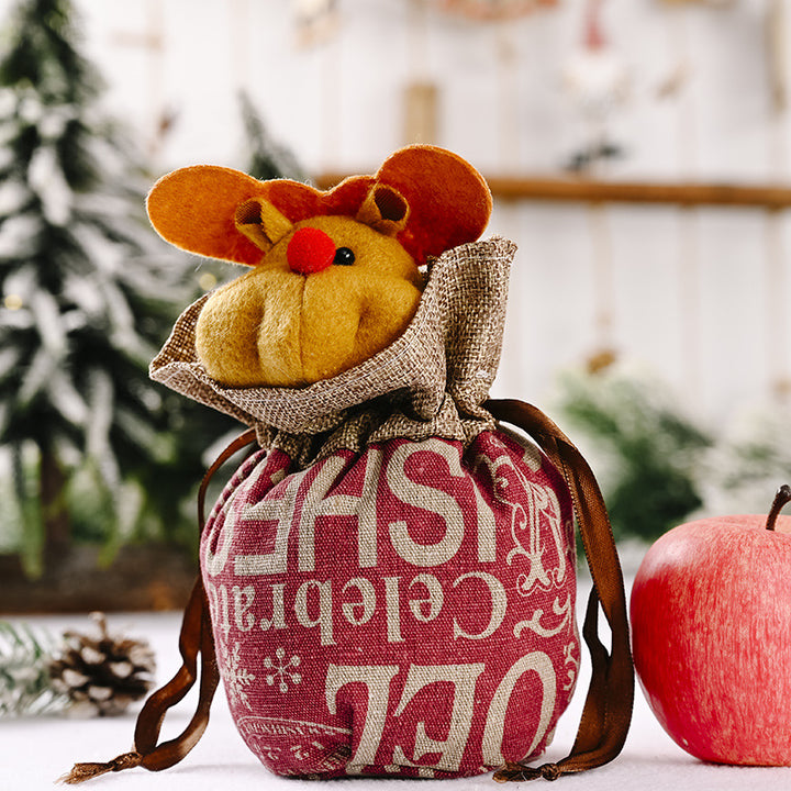 Cute Christmas figure with heart pouch Stornfield