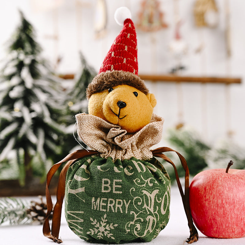 Cute Christmas figure with heart pouch Stornfield