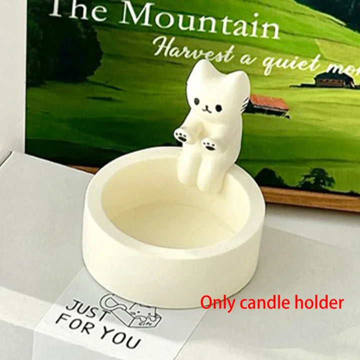 Cute Cat Candle Holder | Stornfield