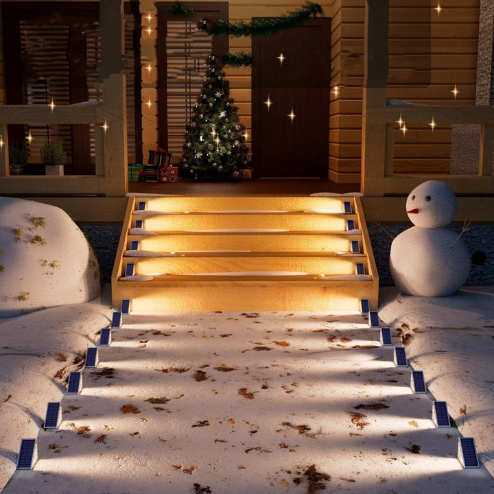 Stornfield | Waterproof Solar LED Stair Light - Outdoor Lighting for Stairs, Paths, and Patios