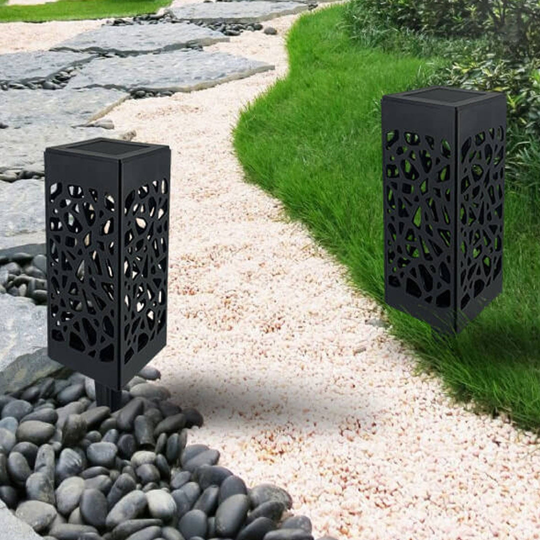 Creative Hollow Square Column LED Outdoor Lawn Ground Insert Landscape Light | Stornfield