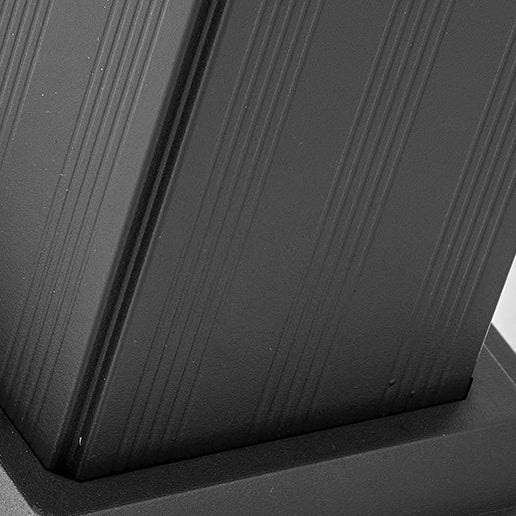 Modern Minimalist Square Cylinder Solar Waterproof ABS PC LED Outdoor Light For Garden | Stornfield