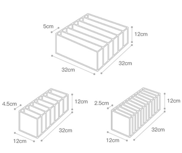 Storage box for underwear | Stornfield