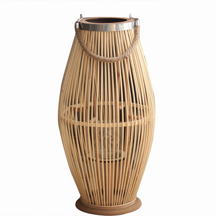 Stylish lantern made of woven material Stornfield