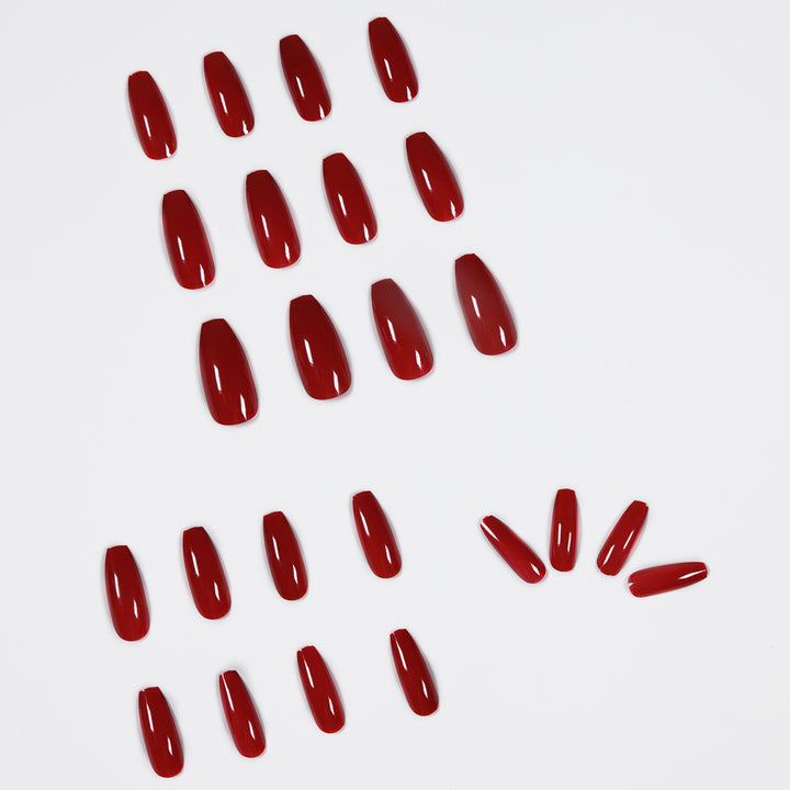 Artful acrylic nails with an elegant high-gloss finish Stornfield