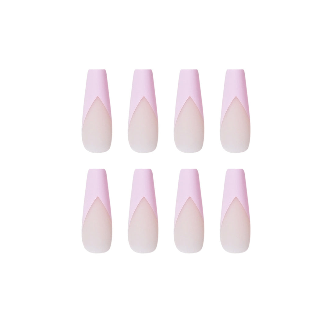 Artistic Nail Extensions with Elegant V-Shape Stornfield