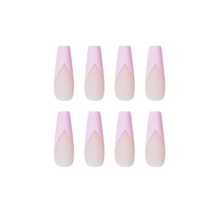 Artistic Nail Extensions with Elegant V-Shape Stornfield