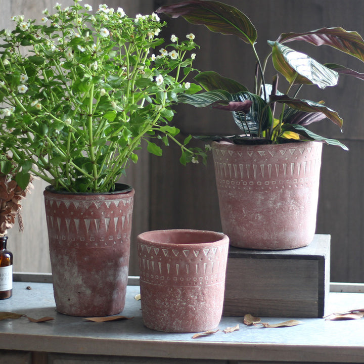 Elegant decorative pot made of high-quality concrete Stornfield