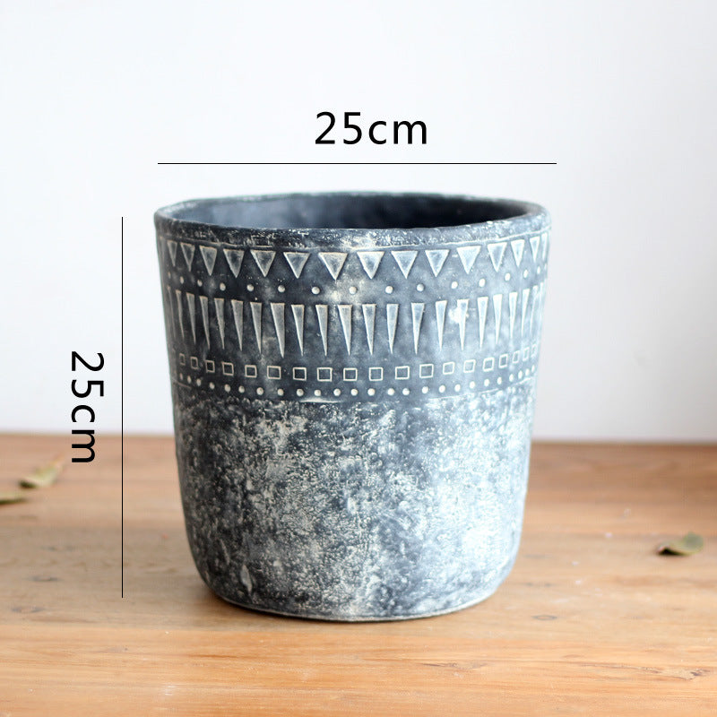Elegant decorative pot made of high-quality concrete Stornfield