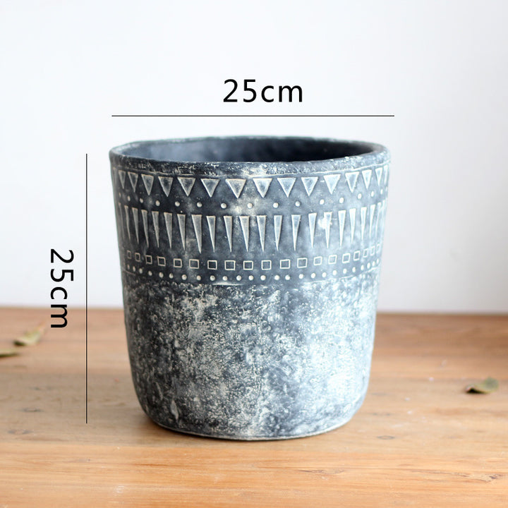 Elegant decorative pot made of high-quality concrete Stornfield