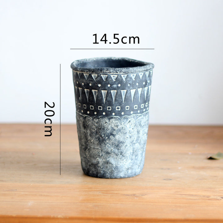Elegant decorative pot made of high-quality concrete Stornfield