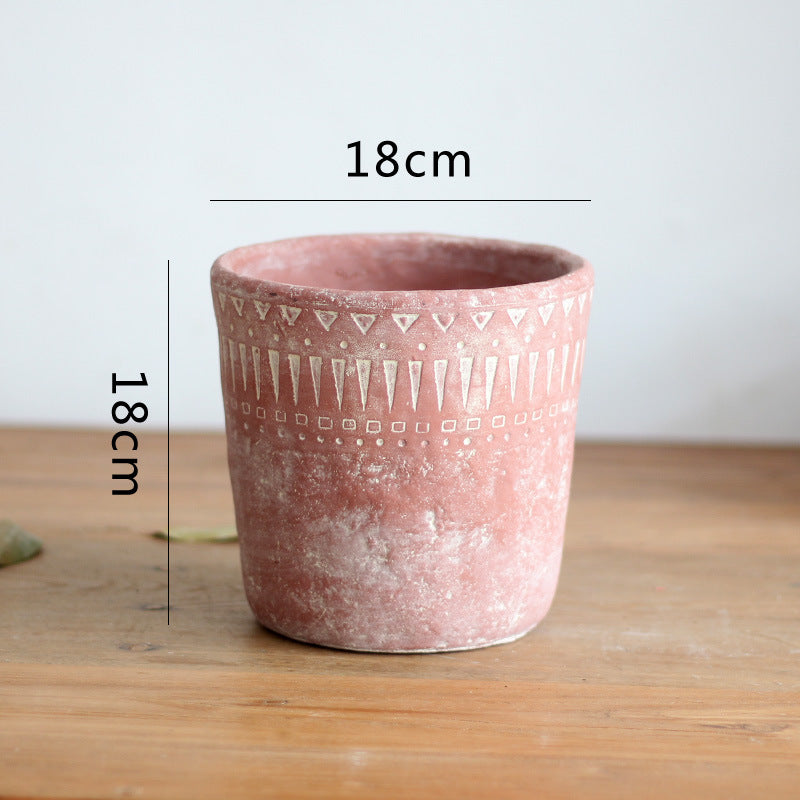 Elegant decorative pot made of high-quality concrete Stornfield