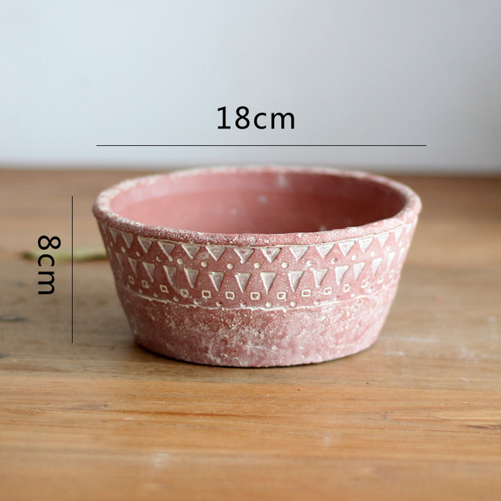 Elegant decorative pot made of high-quality concrete Stornfield