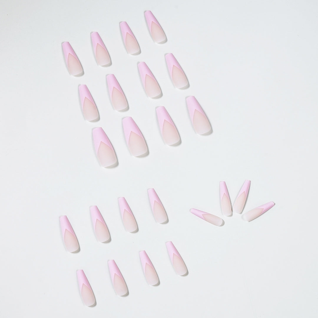 Artistic Nail Extensions with Elegant V-Shape Stornfield