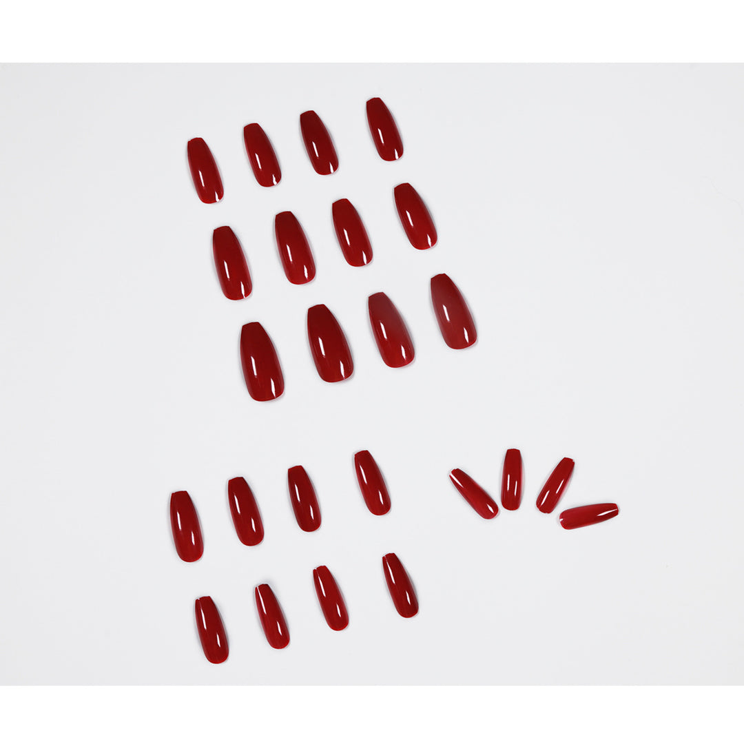 Artful acrylic nails with an elegant high-gloss finish Stornfield