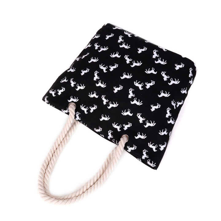 Beach bag in playful horse pattern Stornfield