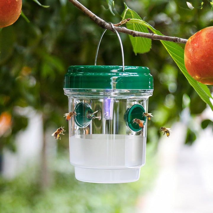 Solar powered wasp trap with LED lure | Stornfield