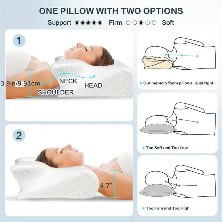Stornfield | Ergonomic Head Pillow for Restful Sleep