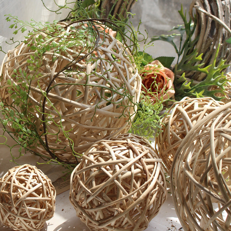 Decorative natural basket Stornfield