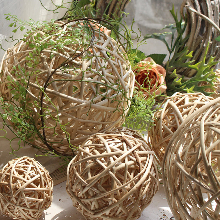 Decorative natural basket Stornfield