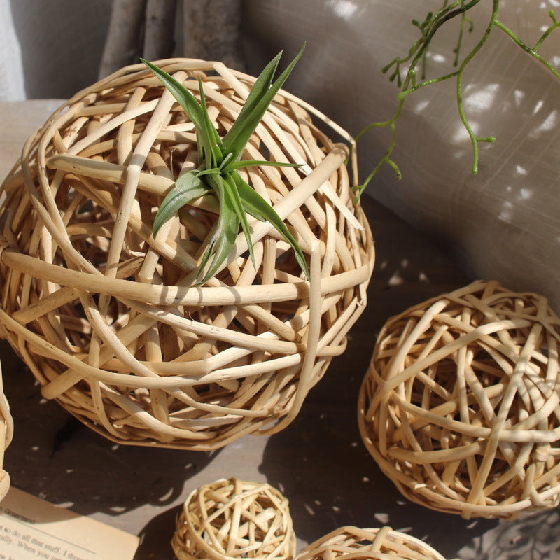 Decorative natural basket Stornfield