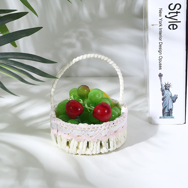 Women's Decorative Fruit Bowl with Art Ribbon Stornfield
