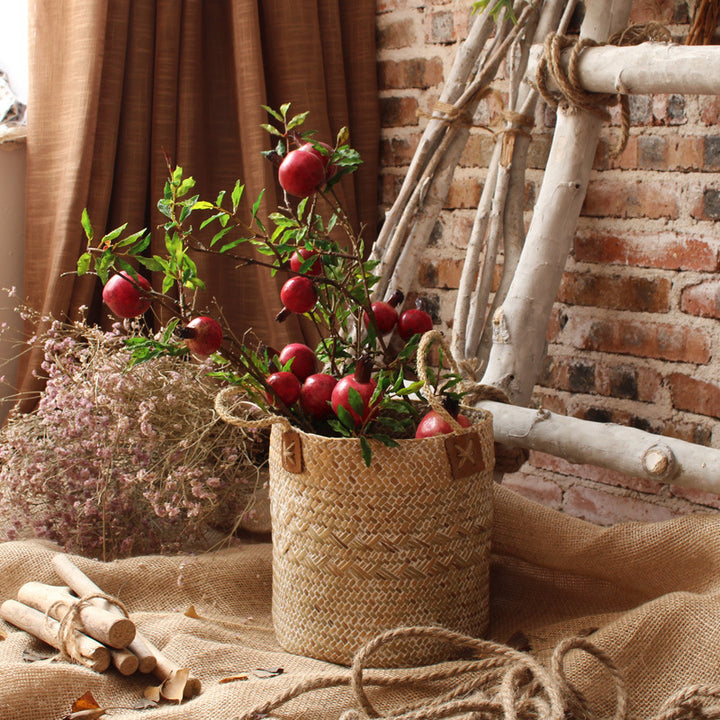 Handcrafted storage basket with natural design Stornfield