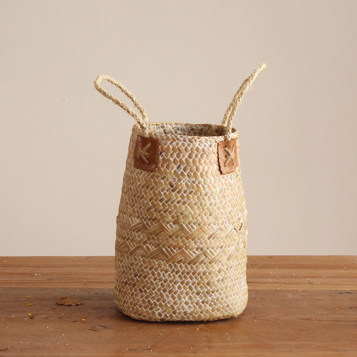 Handcrafted storage basket with natural design Stornfield