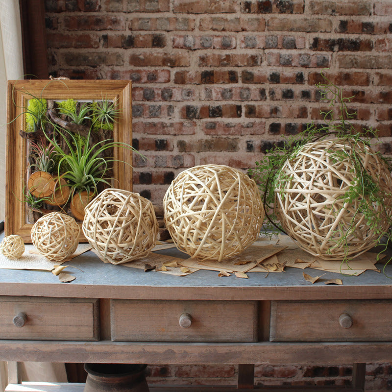 Decorative natural basket Stornfield