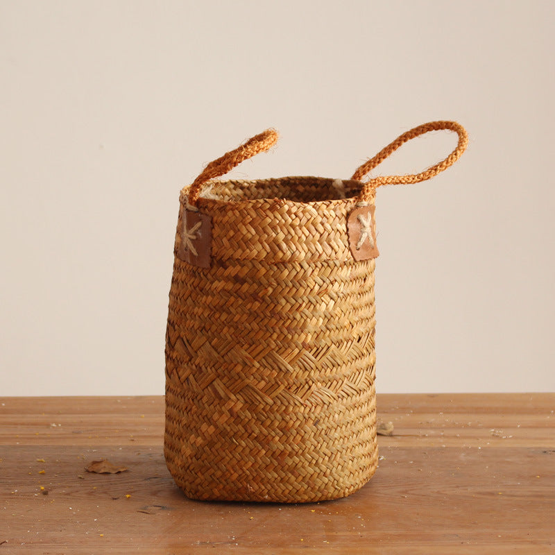 Handcrafted storage basket with natural design Stornfield